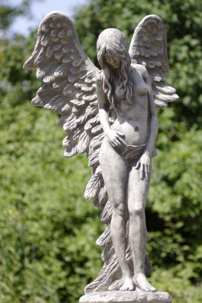 Engelsfigur SHEKINAH Antikstein